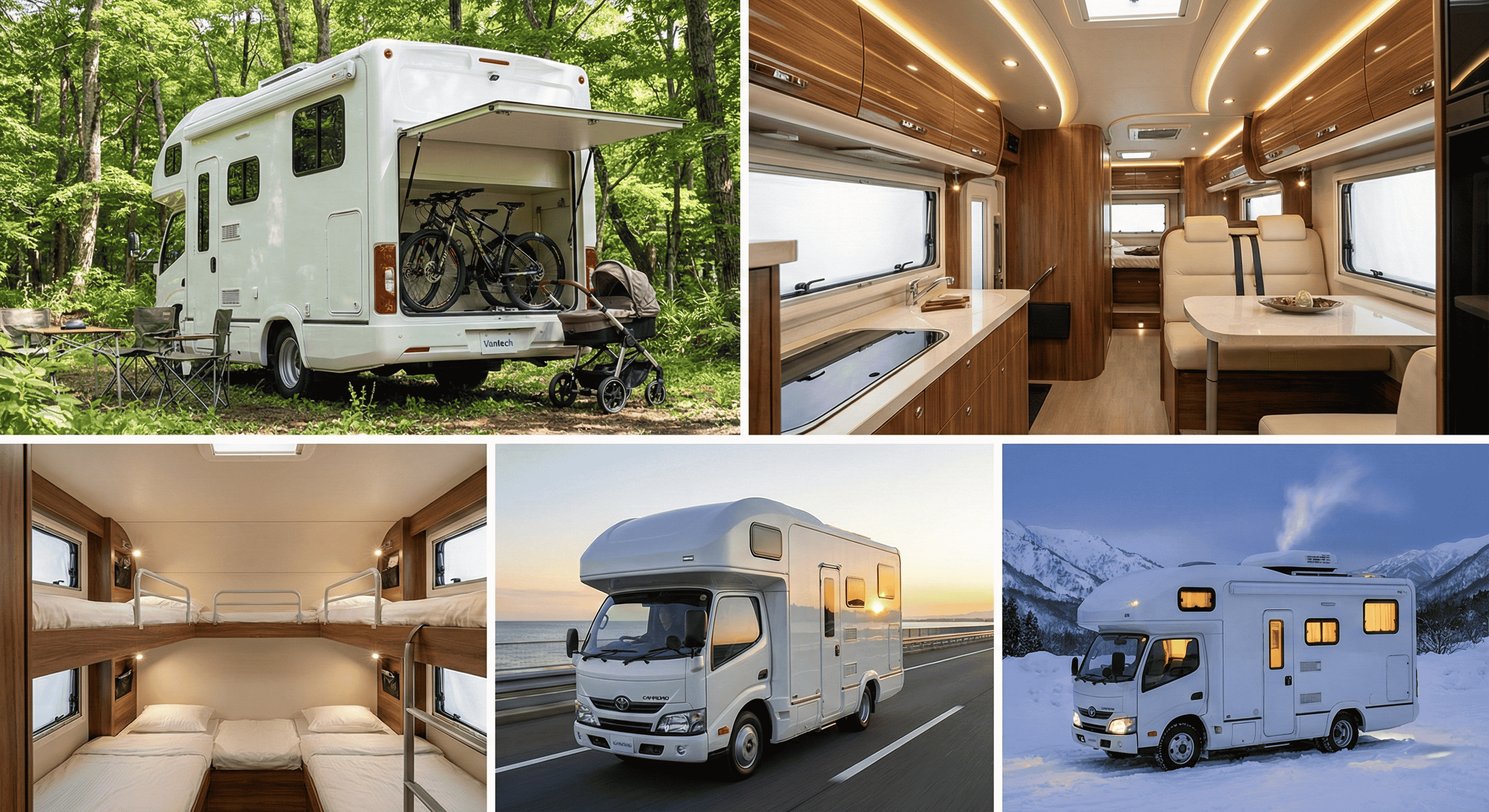 Toyota Camroad Vantech Corde Bunks